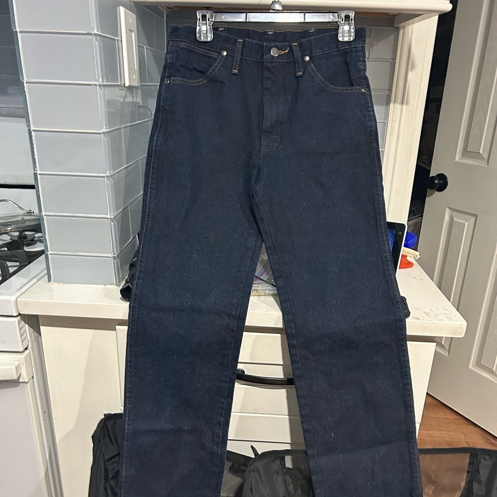 Wrangler jeans men 30x30.  Worn 1x for a wedding.